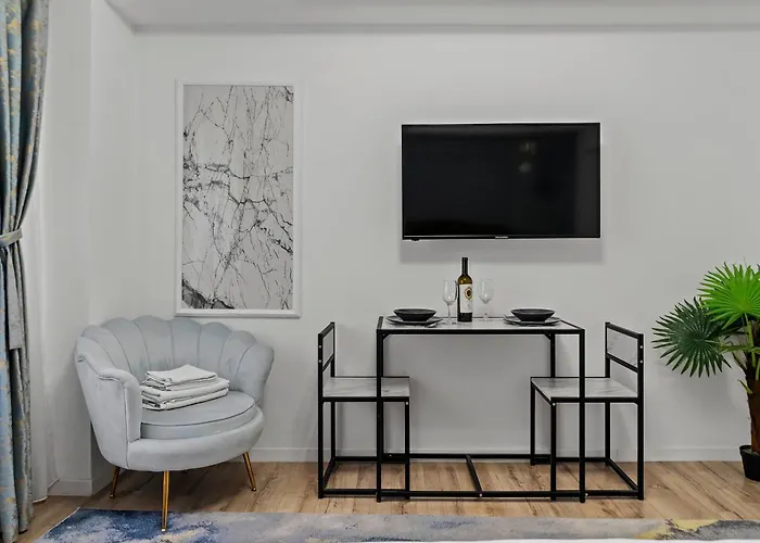 Garsoniera Lux Piata Natiunile Unite Apartmán